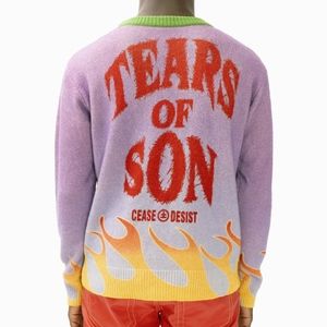 (Large) TEARS OF SON KNIT SWEATER by Cease and Desist